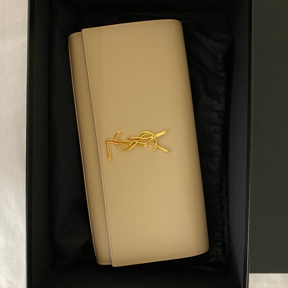 YSL Monogram Clutch